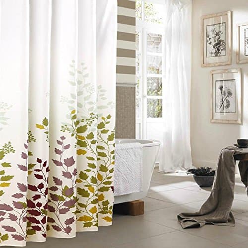 Shower Curtain Strong and Durable Premium Polyester is Mildew-free, Non-Smelling, No-hardening in Winter, Vibrant Colour and Design, Includes Free Hooks Enhance Your Bath Experience Now!