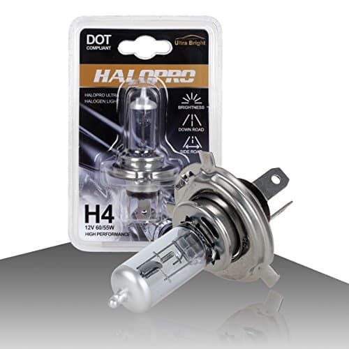 HaloPro High Performance 1pcs H4 9003 HB2 12V 60/55W Headlight High&amp;Low Beam Halogen Bulb 7000-8000K Night White For Chevrolet /Honda /HYUNDAI