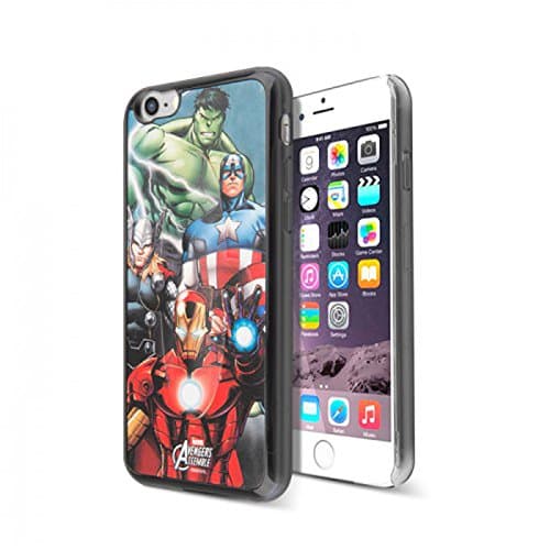 Chabel Tok Case Marvel Avangers Assemble PU Back Cover Case with Fashion Tok Stand for Apple iPhone 6 (4.7") (Avengers)