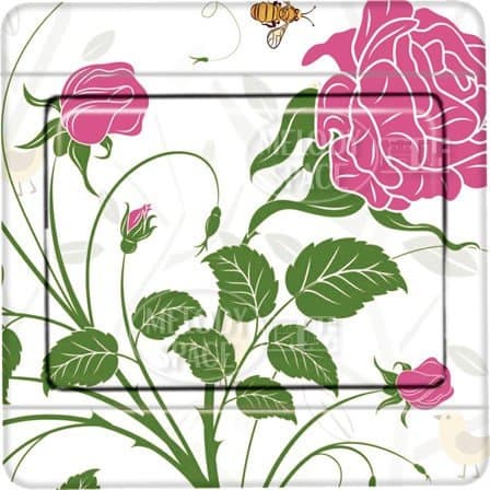 Hongrun Switch decals love switch panel-color transparent switch film 9 * 9 cm