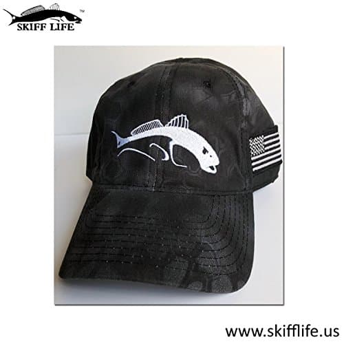 Skiff Life Kryptek Typhon Camo Hat White Bull Redfish