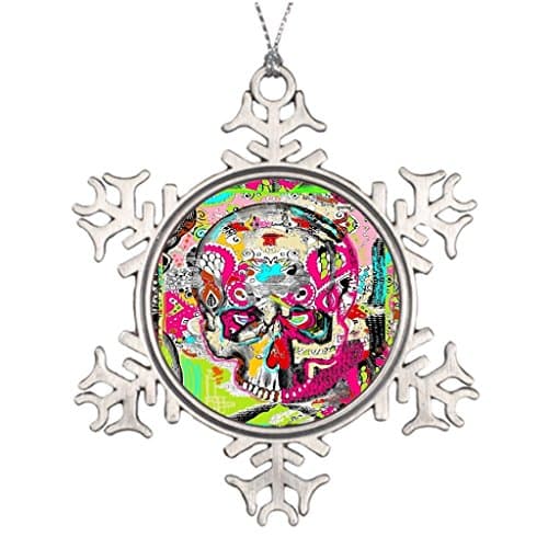 Travel Along Tree Decorating Skull Xmas Tree Decoration