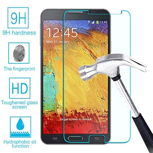 Samsung Galaxy Note 3 Neo Tempered Glass Screen Protector (Not Fit For Note 3),Anti-Scratch Ultra Clear 9H Premium Tempered Glass Screen Protector Film for Samsung Galaxy Note 3 Neo N750 N7505