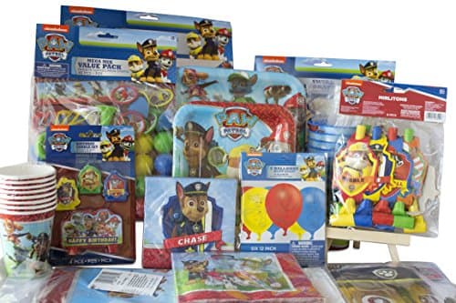 Ultimate Paw Patrol Birthday Party Pack - Includes Everything Needed: Tableware, Decorations &amp; Fun Supplies for Kids!
