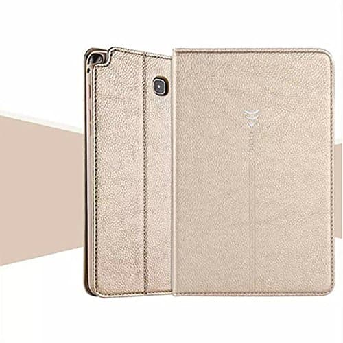 Galaxy T550 Case ,Gebei Tab a 9.7 Inch Case Magnetic Closure Pu Leather Full-body Protective Case[stand Feature][card Slot]for Samsung Galaxy Tab a 9.7 Inch T550 (Galaxy Tab a 9.7" Sm-t550, Gold)