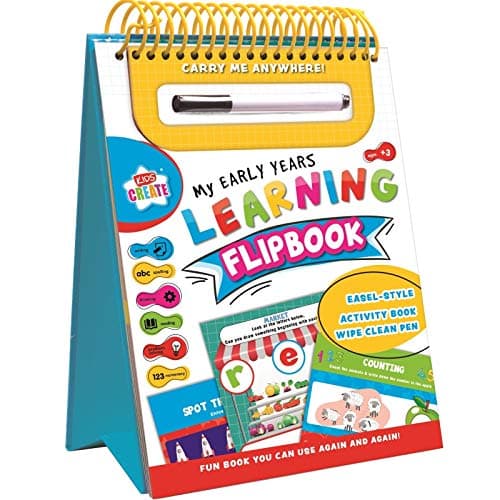 Toy Educational Early Years Learning Writing ABC Spelling Acvtivity Book Numeracy Clean Wipe