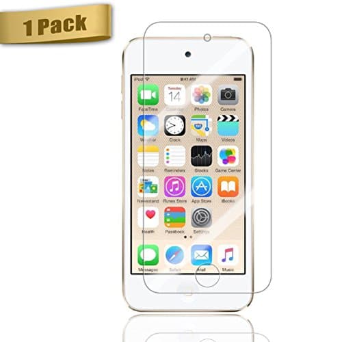 New iPod Touch (6th Gen,2015 Released) ,Haibao[Bubble-Free][HD-Clear][Anti-Scratch][Anti-Glare][Anti-Fingerprint] Tempered Glass Screen Protector for iPod Touch 6G &amp; 5G, (1 pack)