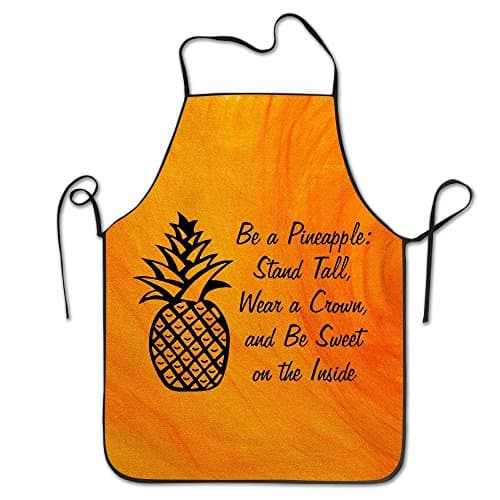 Angles Aprons BE A PINEAPPLE STAND TALL WEAR A CROWN Waterproof Chef Aprons