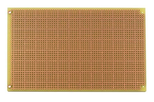 Pad3U Padboard3U, Pad Per Hole, 2 Sided Pcb, Plated Holes, 394 X 630 In (100 X 160 Mm)