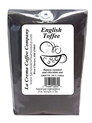 La Crema Coffee English Toffee, 2-Pound Package