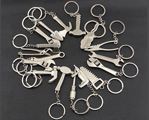 tool wrench kit 50Pcs gift Metal Adjustable Creative Tool Wrench Spanner Key Chain Ring Keyring tool wrench set