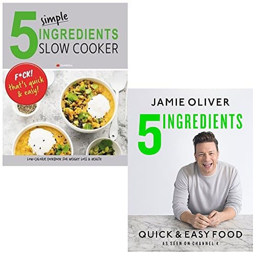 5 simple ingredients slow cooker and 5 ingredients - quick & easy food [hardcover] 2 books collection set
