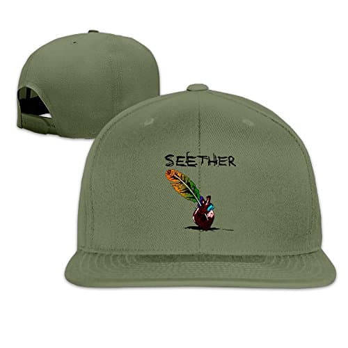 Thkifsd Seether Words As Weapons Porch Baseball Cap ForestGreen