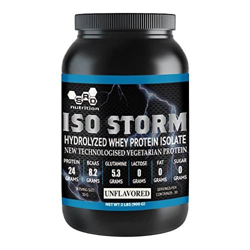 ISOSTORM HYDROLYZED WHEY PROTEIN ISOLATE VEGETERIAN , UNFLAVORED 2 LB