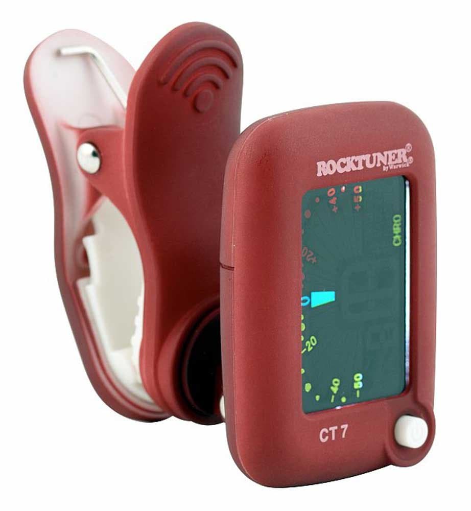 Rock Tuner Ct 7 Clip-On Tuner/Red