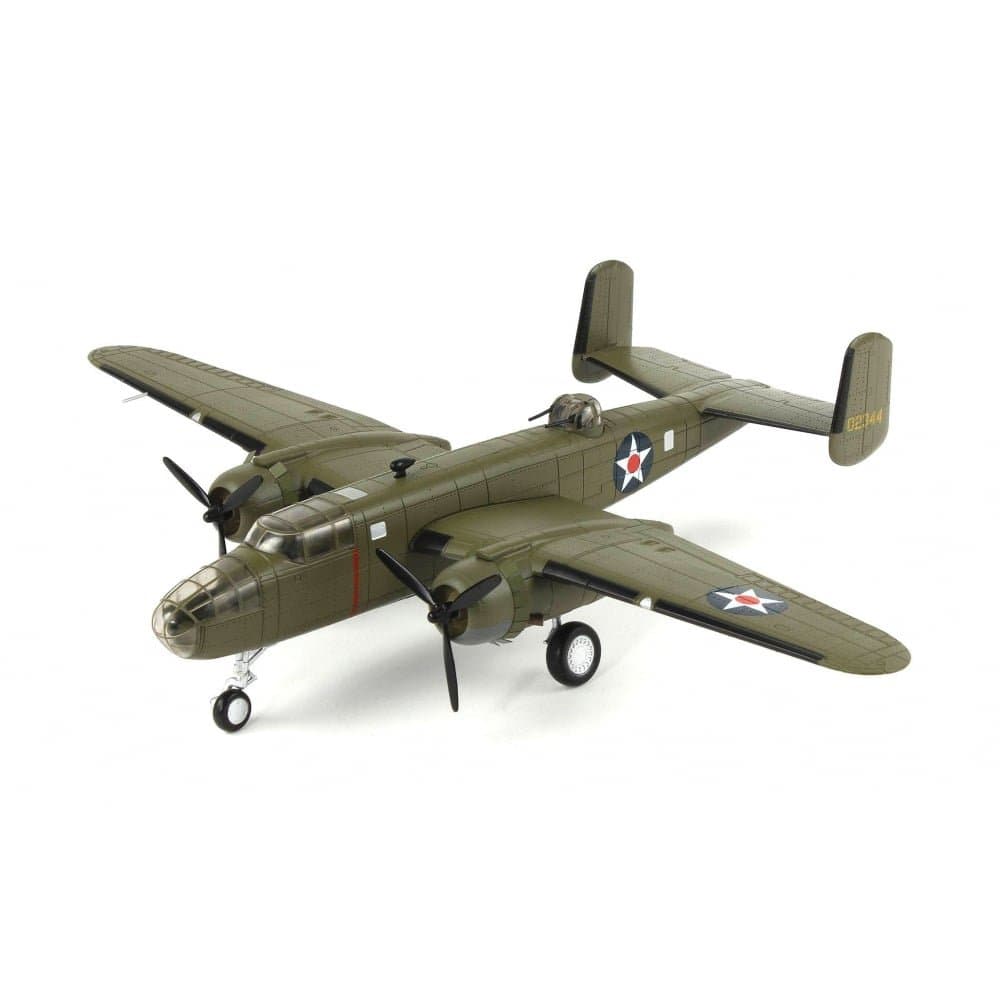 B-25 B-model United States Army Air Forces Mitchell Bomber. This Boeing B25B was flown by Lt. Col. James Doolittle on the Doolittle Raid over Tokyo of April 18, 1942. By Air Force One; AF1-0111