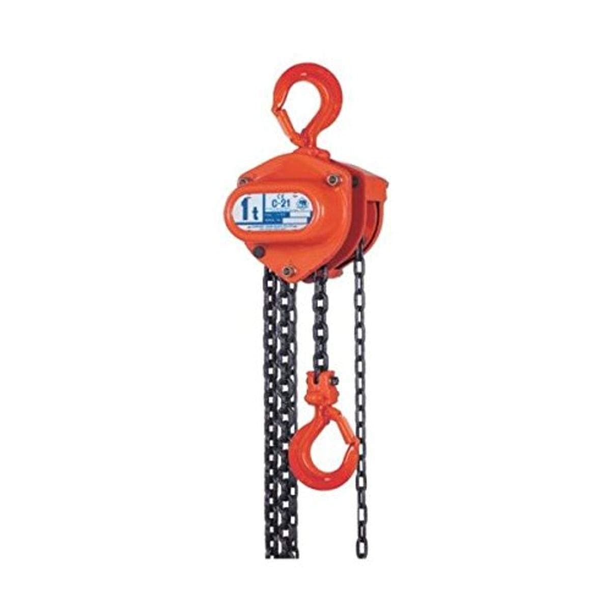 Elephant Lifting C21-0.5 Hand Chain Hoist, 0.5 ton Capacity, 10' Lift Height, Made in Japan
