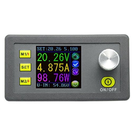 DP 50V 5A DC 6-55V to 0-50V 5A Digital Adjustable Programmable Power Supply Step-down Module Regulated Buck Power Converter with LCD Display