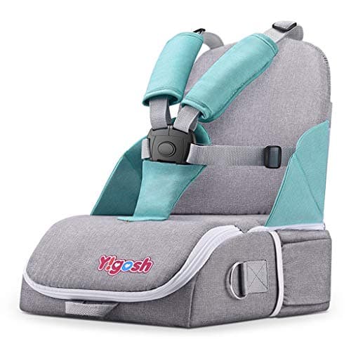 Travel Bag with Backpack Shoulder Straps for Strollers, Car Seats, Pushchairs, Boosters, Infant Carriers and Wheelchairs, Water Resistant - Great for Airplane and Storage (Color : Cyan)