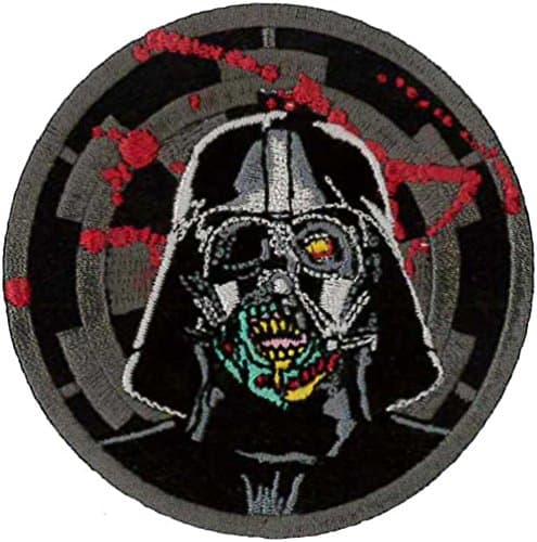Kachenstein Darth Vader Zombie Patch 7.5cm Dia - Sew On/Iron On