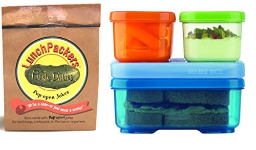 Rubbermaid Lunch Blox Kids Storage Containers with Lunch Box Notes Bundle