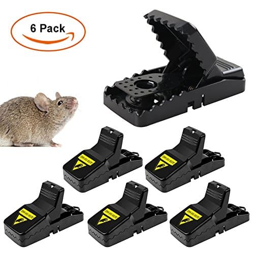 Mouse Traps - Snap Mouse Trap, Mice Trap, Metal Clip Power Rodent Killer - Reusable & Powerful - 100% Mouse Catcher - 6 Packs
