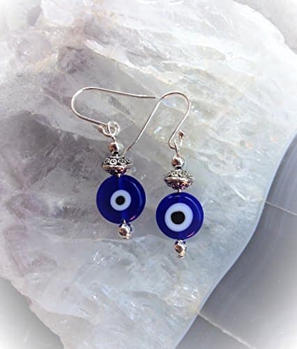 Turkish Evil Eye Protection Symbol Earrings