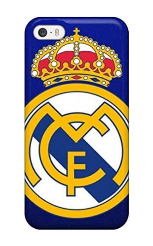Durable Defender Case For Iphone 5/5s Tpu Cover(real Madrid Fc Logo )