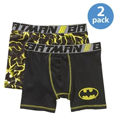 Action Underwear Batman Boxer Briefs (2 Pack) (Boys Small (Size 6))
