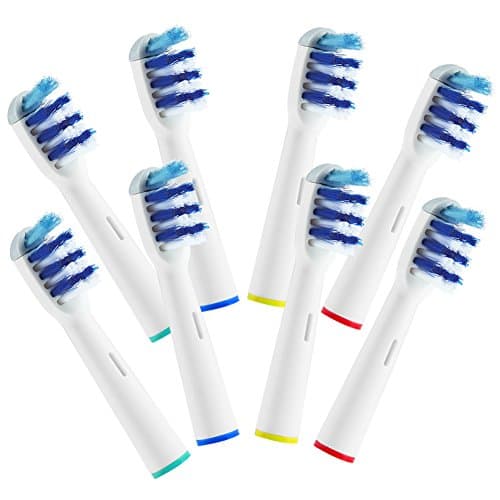 8pcs Replacement Toothbrush Heads for Braun Oral-B Deep Sweep Electric Toothbrush (8pcs)