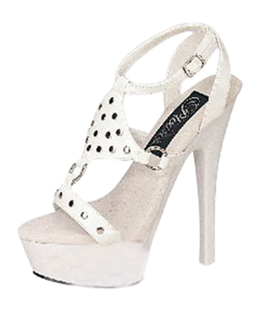 DPN Women's Rivet High Pumps Platform Sandals