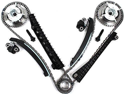 Timing Chain Kit, Camshaft Phasers with Mounting Bolts (Both Left &amp; Right Side) for 04-08 Ford 5.4L (3-Valve) Engine Expedition F-150 F-250 Super F-350 Super / Lincoln