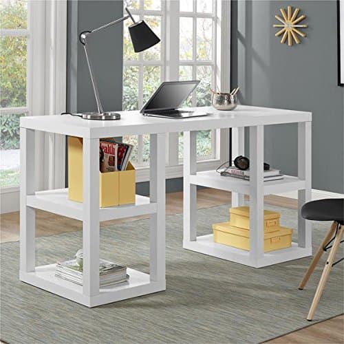Altra Parsons White Deluxe Desk