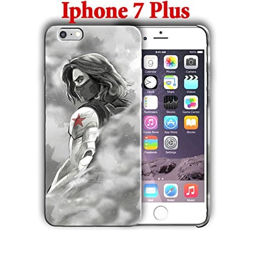 Superhero design for Iphone 7 Plus 5.5in Hard Case Cover (winter4)