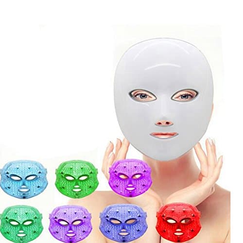 XCXC JIN 7 Colors LED Photon Therapy 3D Mask Light Treatment Facial Face Care Beauty Equipment