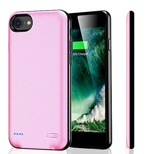 iPhone 6Plus 6SPlus 7Plus Battery Case, HejSol 4000mAh Ultra Slim Rechargeable Portable Charging Case Power Bank for iPhone 6P 6SP 7P (5.5inch) Battery Pack Juice Bank (PK)