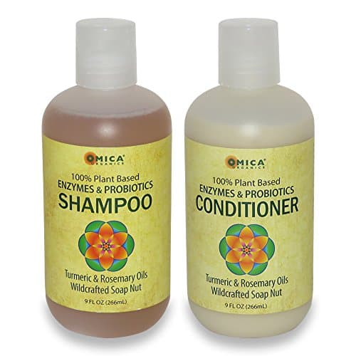 100% Plant-Based Shampoo &amp; Conditioner Set with Turmeric (9 oz bottles)