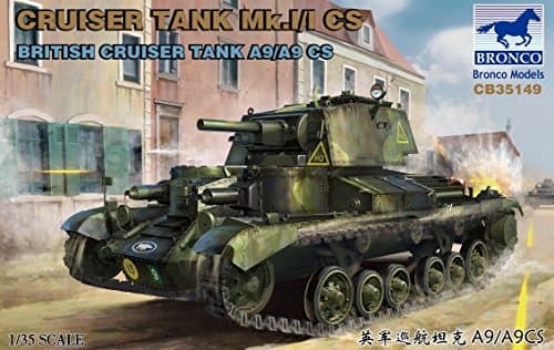 BRONCO MODELS 1/35 Cruiser Tank Mk.I/I CS British Cruiser Tank A9/A9CS CB35149