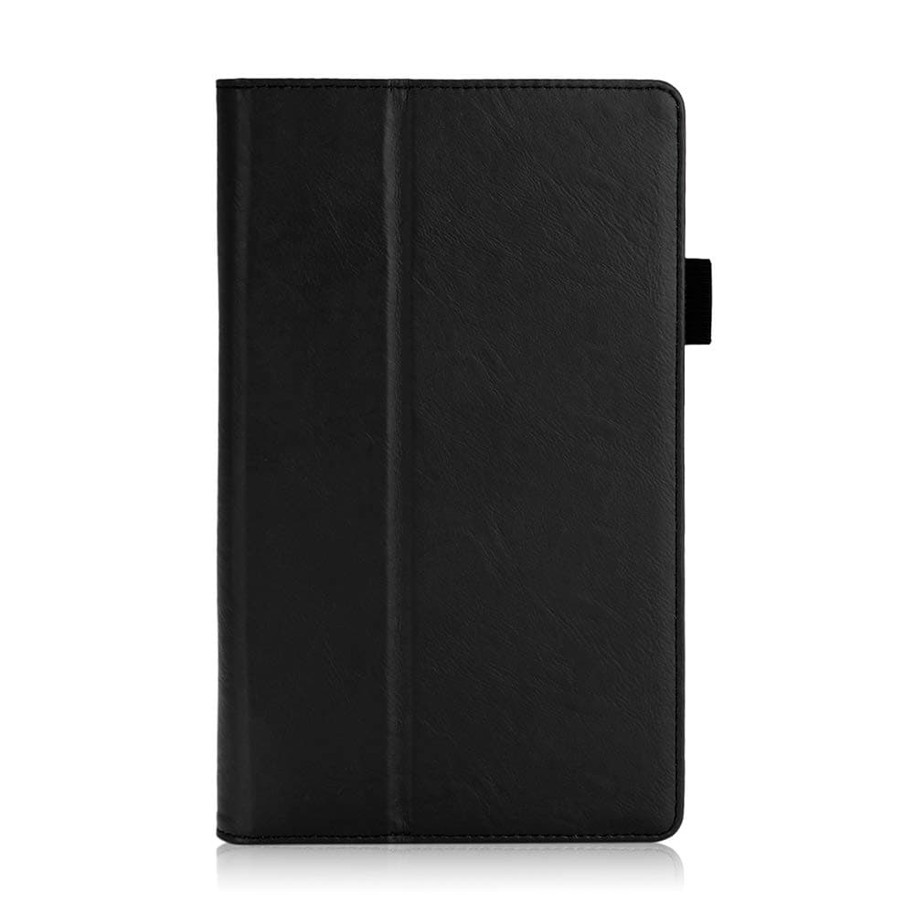 ISIN Tablet Case Series Lenovo Tab 4 8 Plus TB-8704F TB-8704N TB-8704X 8.0 Tablet Premium PU Leather Case Stand Cover with Hand Strap,Stylus Holder and Card Slots(Black)