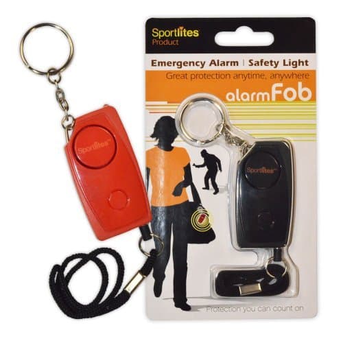 Sportlites Personal Security Piercing alarmFOB, Black