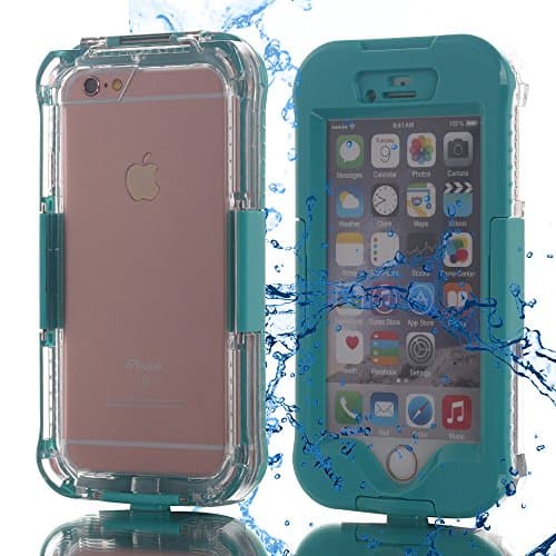 iPhone 6S Waterproof Case, oneCase™ Crystal Clear Water Resistant Underwater Shockproof SnowProof DirtProof Full Sealed Protective Case Cover for Apple iPhone 6 / 6S 4.7 inch (Mint Green)