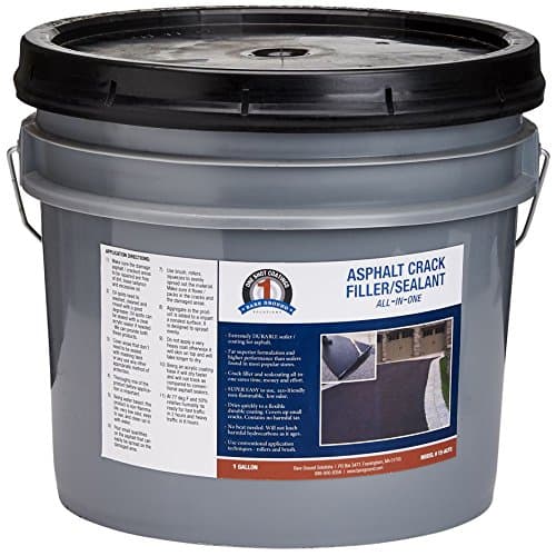 Bare Ground Winter Bare Ground Solutions Shot 'N Gone 1S-ACFS Asphalt Crack Filler/Seal Coating in 1-Gallon Bucket, 10 lbs
