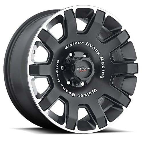 Walker Evans 505U Bullet Proof Satin Black with Diamond Cut Accents Wheel (18x9/6x135mm, 18mm offset)