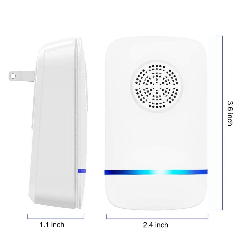 JALL Ultrasonic Pest Repeller Plug in Pest Control, Set of 6 Electric Repellent for Cockroach, Mosquito, Mice, Rat, Roach, Spider, Flea, Ant, Fly, Bed Bugs, No Traps Poison or Sprays