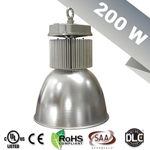 200W Enpower Megabay Led High Bay Lights Daylight White Light (5000-5500k) UL and DLC Certified (200 Watts) by Enpower