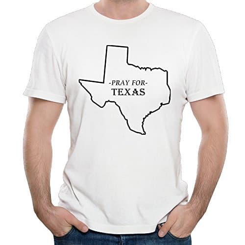Pray For Texas Texas Map Men T-Shirt
