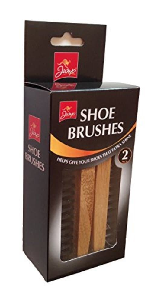 Jump Shoe Polishing Brushes 2 Pieces Pack Set