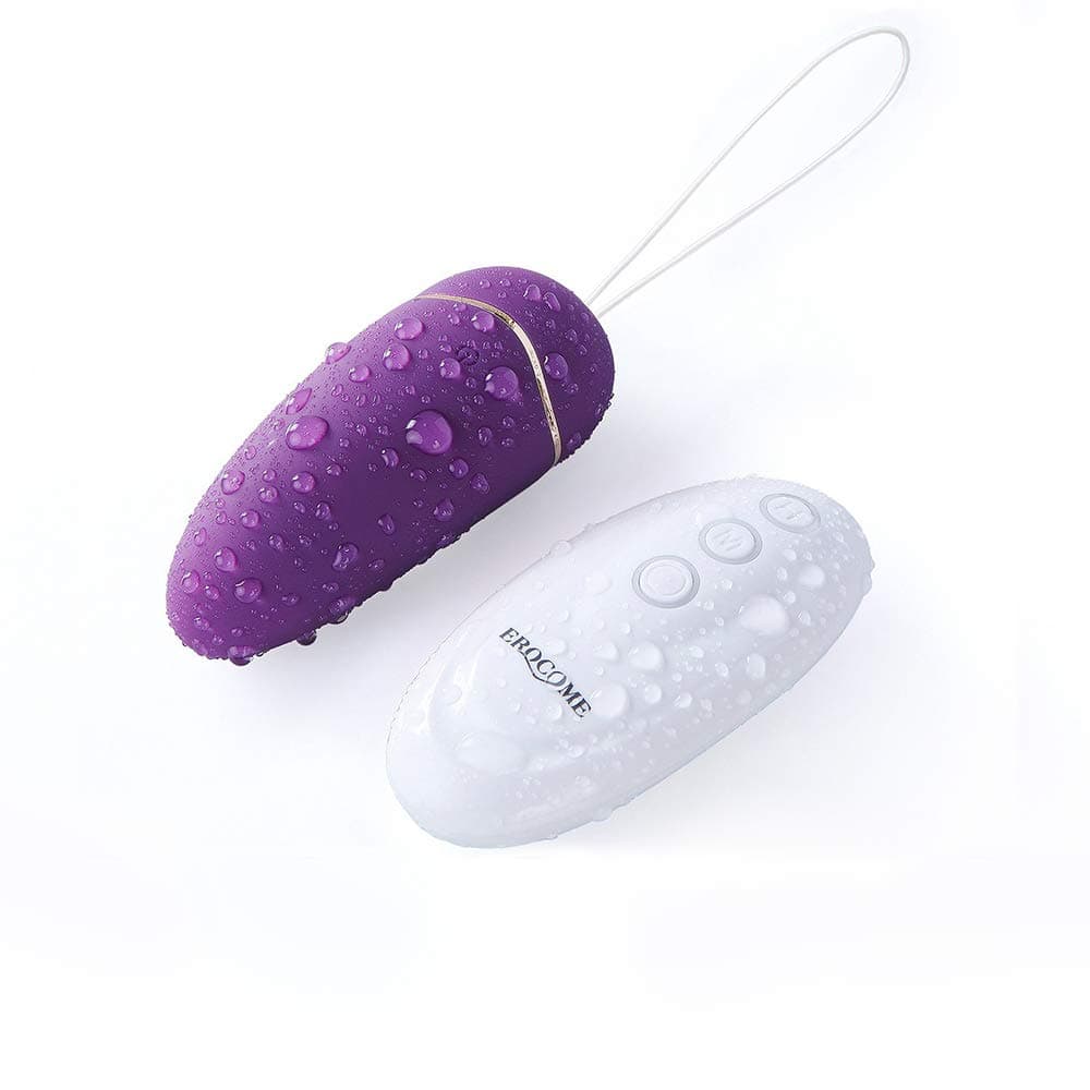 Ursamajor Wireless Auto-Heating Remote Waterproof 12+1Frequency Silicone Quiet Purple Kegel Ball Love Egg Bullet Egg Yoni Egg for Women and Couple