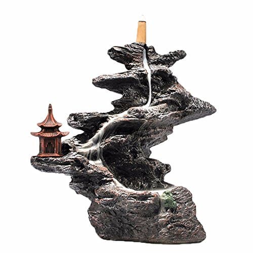 Backflow incense burner incense cone burner home decor incense holder ceramic "mountain"