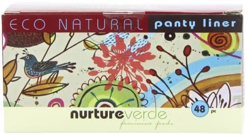 Nurture Verde 100% Natural Fully Compostable Panty Liner (48-count) by Nurture Verde